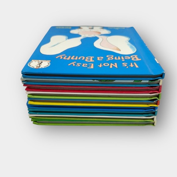 Beginner Books Lot 9 Vintage Kids Hardcovers Bunny Babar Dog Summer Robert Rose - Picture 4 of 12